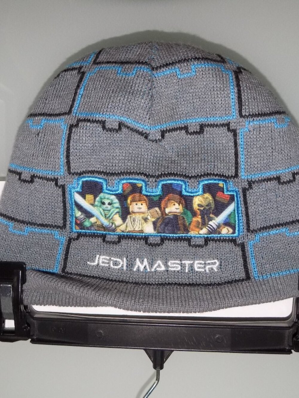 STAR WARS/LEGO Reverisible Gray Beanie Hat Cap Size Youth